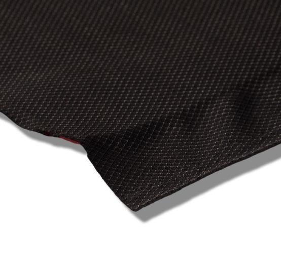 Preview: DYAFOAM WEICHPOLSTERMATERIAL MIT X-STATIC RAUTE SCHWARZ KASCHIERT 3,0 MM PL A 1,37 QM