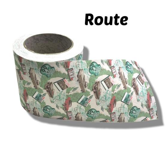 Preview: MIKROFASER BEZUGSSTOFF BREITE CA 11,5 CM 0,7 MM MIT MOTIV ROLLE A 10 M