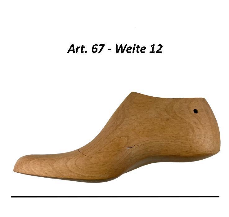 Modell 67 Weite 12 Stumpf mit Vorfuß