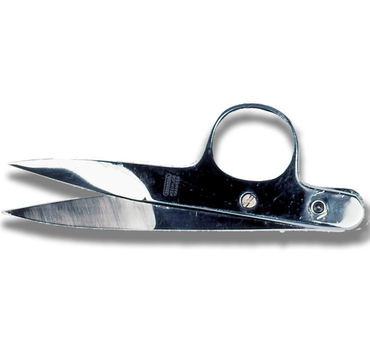 STEPPSCHERE, vernickelt, 11,5 cm