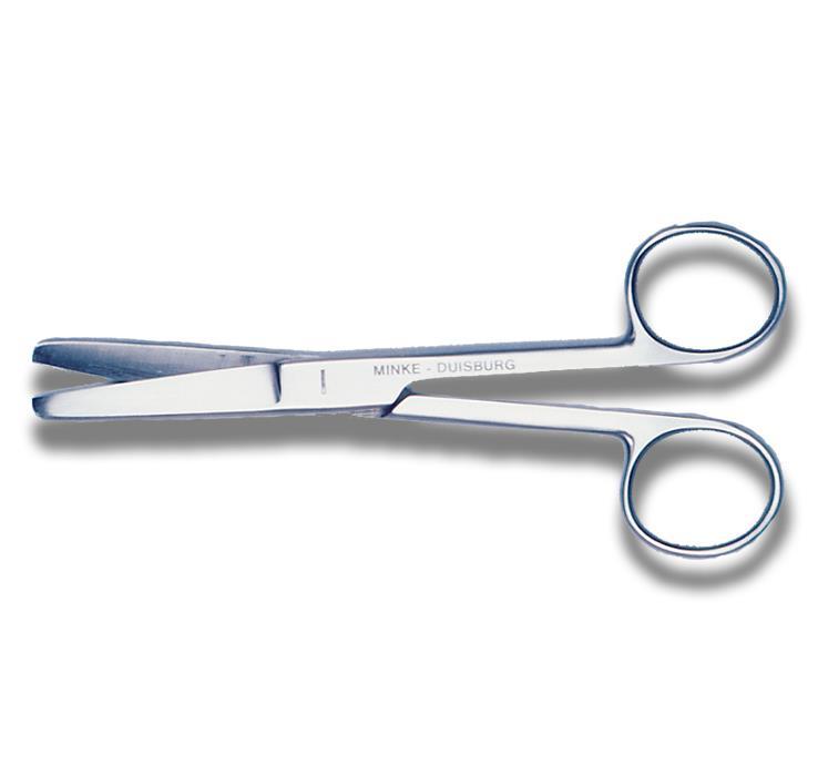 CHIRURGISCHE SCHERE, gerade, 14 cm