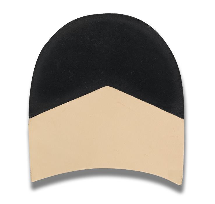 LEDER ABSÄTZE MIT GUMMIECKE