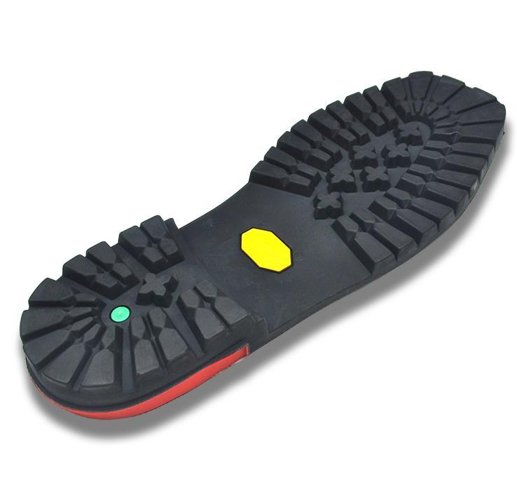 VIBRAM LANGSOHLEN 1230 SASS MAOR SCHWARZ/ROT