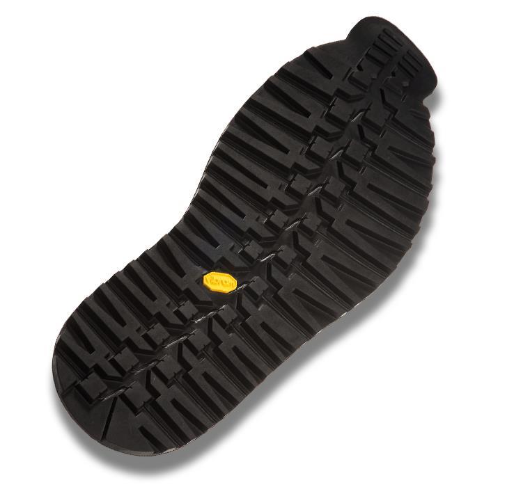 VIBRAM FLACHSOHLEN 1010 (446K) OVERLAND SCHWARZ