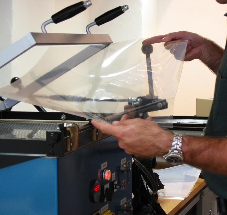 Tiefziehfolie, transparent