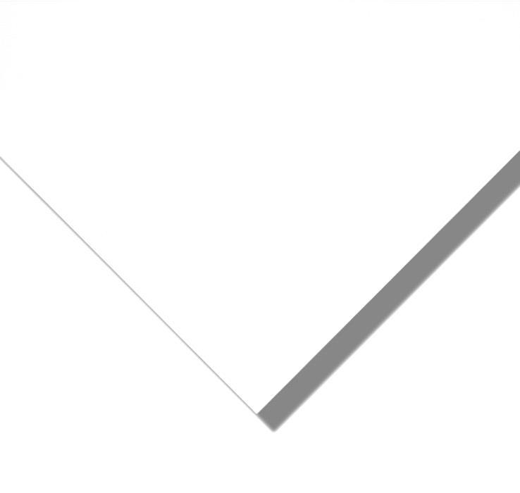 Tiefziehfolie, weiß, 0,9 mm