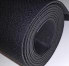 MICRO-LEATHER COMBI 0,8 mm geprägt / Poron 1,6 mm schwarz, 140 x 100 cm - schwarz