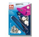 PRYM DRUCKKNÖPFE  390117 PERLMUTT-WEISS 12 MM