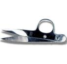 STEPPSCHERE, vernickelt, 11,5 cm