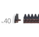 GUMMIRAHMEN NR 40 MIT NAHT